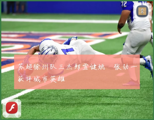 苏超徐州队三杰郑雪健姚犇张劲一获评城市英雄